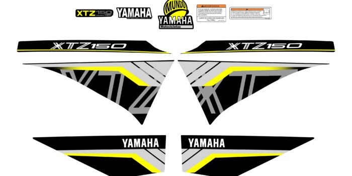 XTZ 150 PERSONALIZADA TIPO 250 AMARILLO