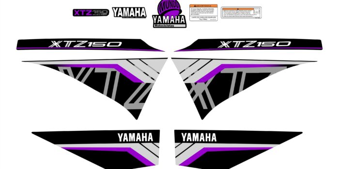XTZ 150 PERSONALIZADA TIPO 250 MORADO