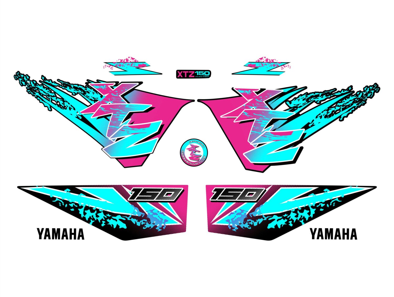 XTZ 150 50TH EDICION ESPECIAL MENTA FUCSIA