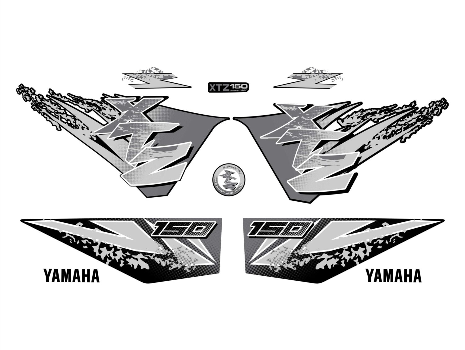 XTZ 150 50TH EDICION ESPECIAL GRIS OSCURO CLARO