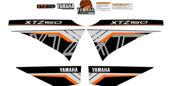 XTZ 150 PERSONALIZADA TIPO 250 NARANJA