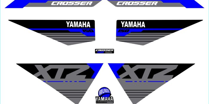 XTZ 150 PERSONALIZADA CROSSER AZUL